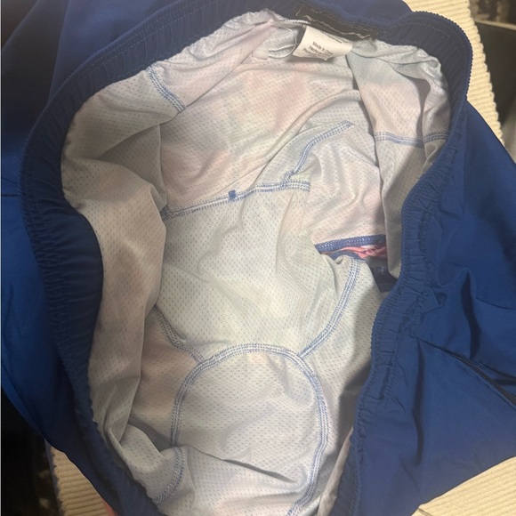 Surfcuz Blue Swim Trunks with Pink Drawstring - Picture 3 of 8